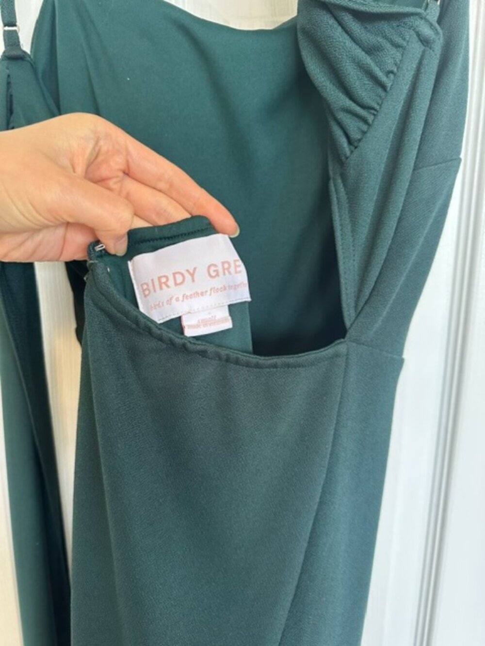 Birdy Grey Benny Crepe in Emerald, Size S - Picture 4 of 4